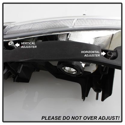 SPYDER xTune Chevy Cavalier 00-02 Corner Lamp & Headlights 4pcs set-Black HD-JH-CCAV00-SET-BK 9036705