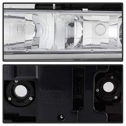 SPYDER Xtune Chevy Suburban 94-98 Headlights w/ Corner & Parking Lights 8pcs Chrome HD-JH-CCK88-AM-C-SET 5069535