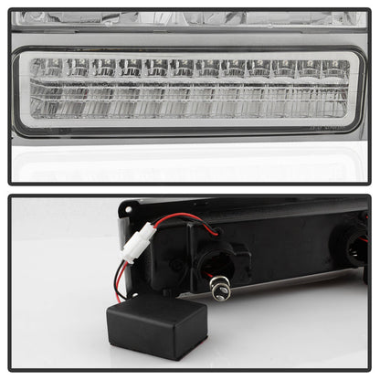 SPYDER Xtune 92-94 Blazer Full Size Corner/LED Bumper Headlights Chrome HD-JH-CCK88-LED-AM-C-SET 5069559