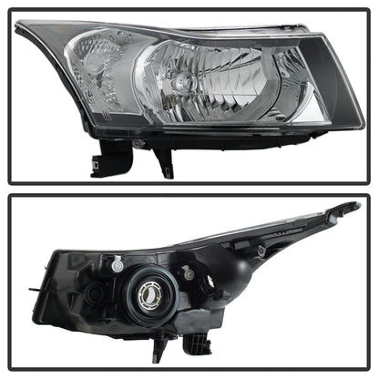 SPYDER xTune Chevy Cruze 11-15 Passenger Side Halogen Headlight - OEM R HD-JH-CCRZ11-OE-R 9937095