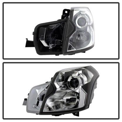 SPYDER Xtune Cadillac Cts 03-07 Crystal Headlights Halogen Model Only Chrome HD-JH-CCTS03-C 9023804