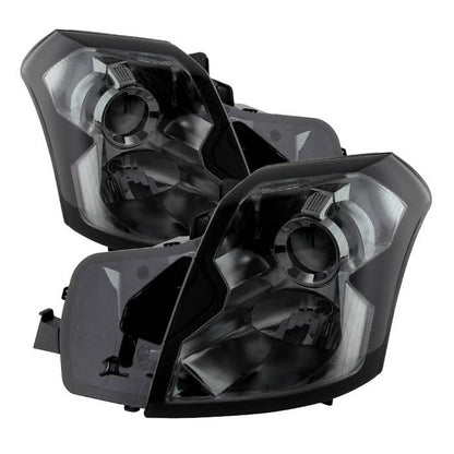SPYDER Xtune Cadillac Cts 03-07 Crystal Headlights Halogen Model Only Smoke HD-JH-CCTS03-SM 9023811