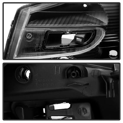 SPYDER Xtune Chevy Equinox 05-09 OEM Style Headlights Black HD-JH-CEQ05-AM-BK 9031007