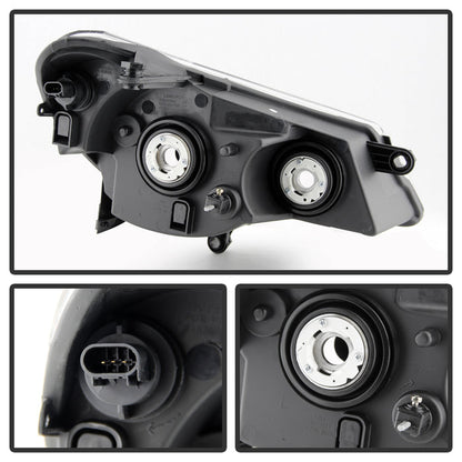 SPYDER Xtune Chrysler Sebring 07-10 OEM Style Headlights Black HD-JH-CHRSE07-BK 9029646