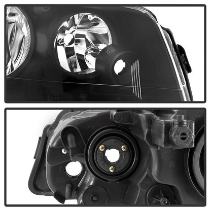 SPYDER xTune 11-17 Dodge Grand Caravan OEM Style Headlights - Black (HD-JH-CHRTC08-AM-BK) 9042492