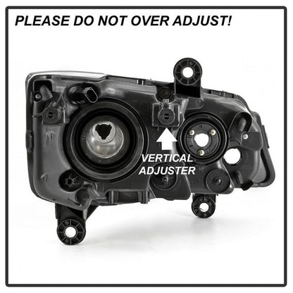 SPYDER xTune 11-17 Dodge Grand Caravan Driver Side Headlights - OEM Left (HD-JH-CHRTC08-OE-L) 9042515