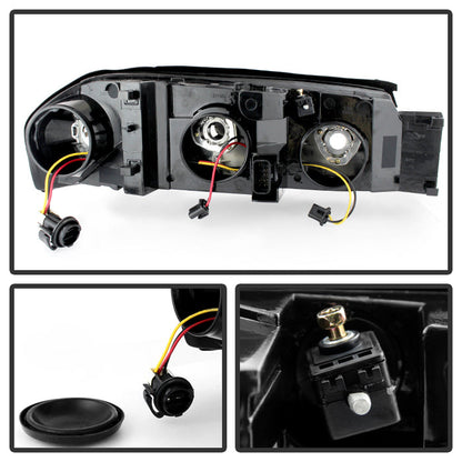 SPYDER Xtune Chevrolet Impala 00-04 OEM Headlamps Black HD-JH-CIM00-AM-BK 9027253