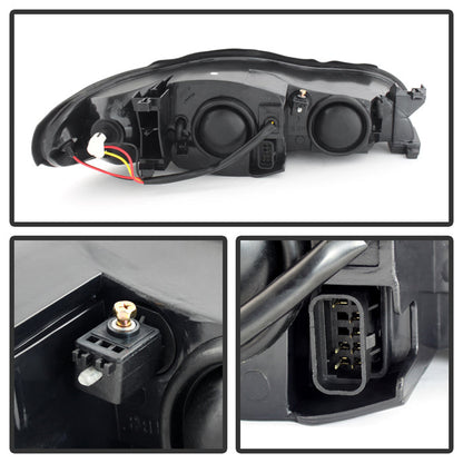 SPYDER Xtune Chevy Monte Carlo 00-05 Crystal Headlights Black HD-JH-CMC00-AM-BK 9023187