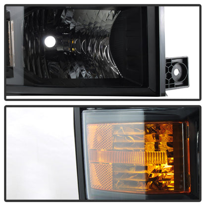 SPYDER xTune Chevrolet Silverado 1500 14-15 (Non-HD) OEM Projector Headlights - Black HD-JH-CS14-PJ-BK 9040139