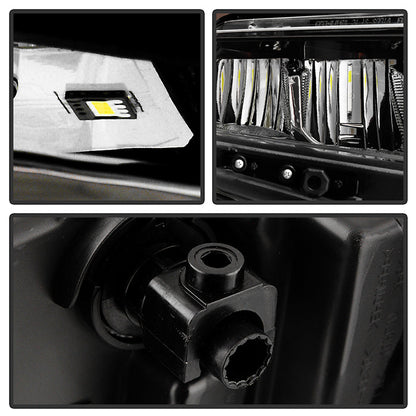 SPYDER 19-21 Chevy Silverado 1500 Full LED DRL and High/Low Beam w/ Halogen Signal - OE Right 9952395