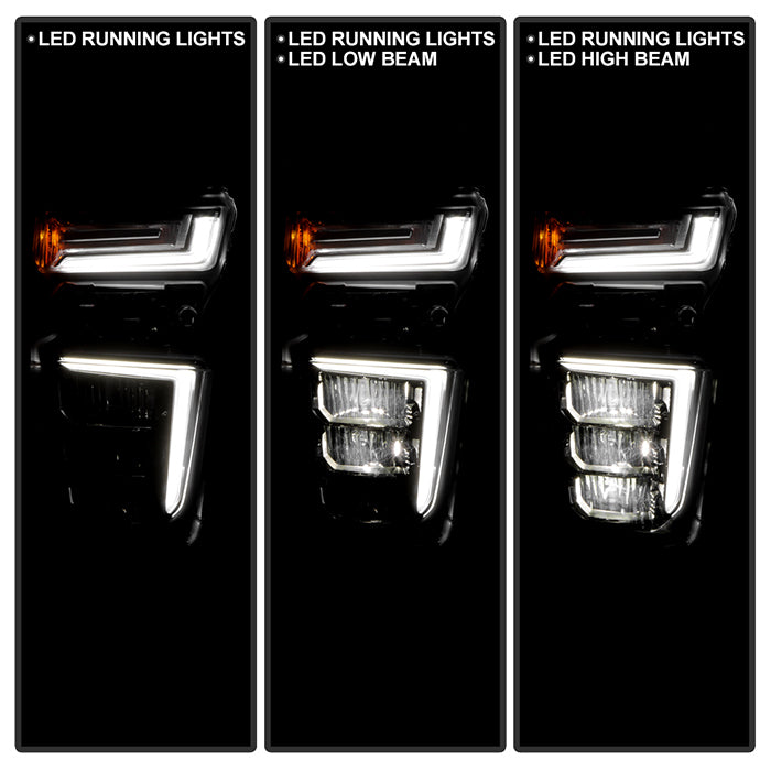 Xtune ( POE ) Chevy Silverado 20-23 2500 3500 LED w/LED DRL Headlight