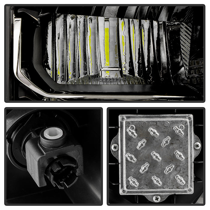 Xtune ( POE ) Chevy Silverado 20-23 2500 3500 LED w/LED DRL Headlight