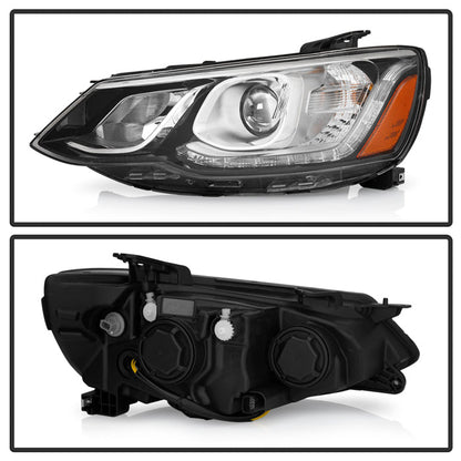 SPYDER xTune 17-20 Chevy Sonic Halogen w/LED DRL Projector Headlight - OE Left (HD-JH-CSON17-OE-L) 9960185