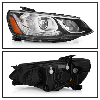 SPYDER xTune 17-20 Chevy Sonic Halogen w/LED DRL Projector Headlight - OE Right (HD-JH-CSON17-OE-R) 9960192