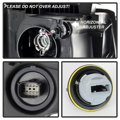 SPYDER xTune 15-17 Chevy Suburban (Halogen Models Only) Driver Side Headlights OEM Left (HD-JH-CSUB15-OE-L) 9040603