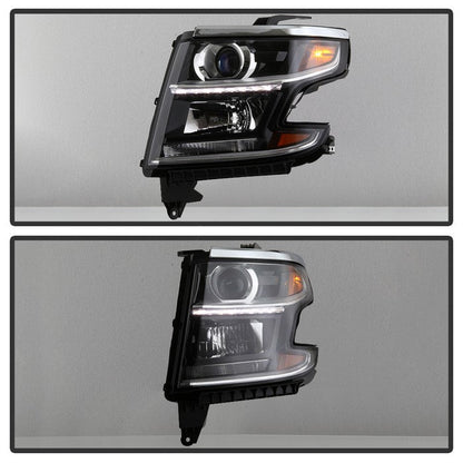 SPYDER xTune 15-17 Chevy Suburban (Halogen Models Only) Driver Side Headlights OEM Left (HD-JH-CSUB15-OE-L) 9040603