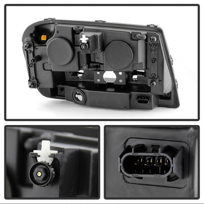 SPYDER Xtune Chevy Trailblazer 02-09 OEM Style Headlights Black Smoke HD-JH-CTB02-AM-BSM 9028595