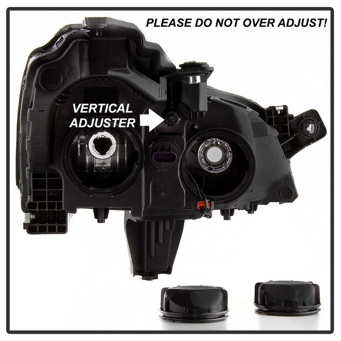 SPYDER xTune 09-12 Chevy Traverse (Excl LTZ) Driver Side Headlights - OEM Left (HD-JH-CTRA09-OE-L) 9042553