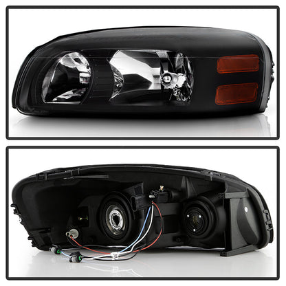 SPYDER Xtune Chevy Uplander 05-09 Headlights -Black HD-JH-CUP05-AM-BK 9026515