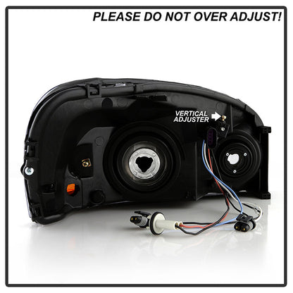 SPYDER Xtune Chevy Uplander 05-09 Headlights -Black HD-JH-CUP05-AM-BK 9026515
