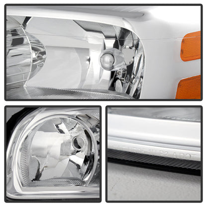 SPYDER Xtune Chevy Uplander 05-09 Headlights -Chrome HD-JH-CUP05-AM-C 9026034