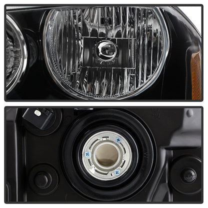 SPYDER Xtune Dodge Avenger 08-14 Crystal Headlights Black HD-JH-DA08-AM-BK 9025297