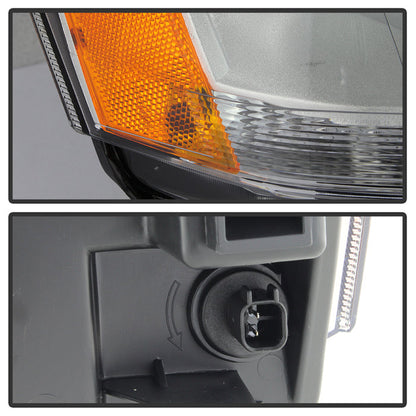 SPYDER xTune 08-14 Dodge Avenger Passenger Side Headlight - OEM Right (HD-JH-DA08-OE-R) 9038143