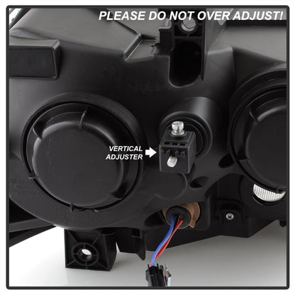 SPYDER xTune 11-14 Dodge Charger Halogen Headlights - Black (HD-JH-DCH11-AM-BK) 9037160