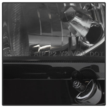 SPYDER xTune 11-14 Dodge Charger Halogen Headlights - Black Smoke (HD-JH-DCH11-AM-BSM) 9037177