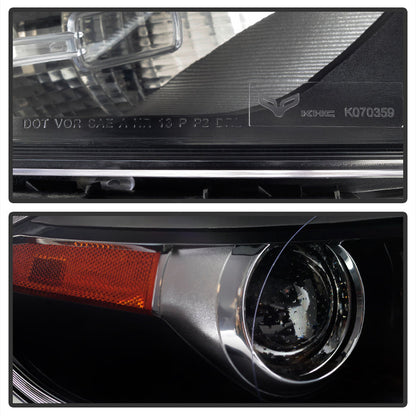 SPYDER xTune Dodge Dart 13-15 Passenger Side Projector Headlight - OEM Right - Black HD-JH-DDART13-H-OE-R 9035166