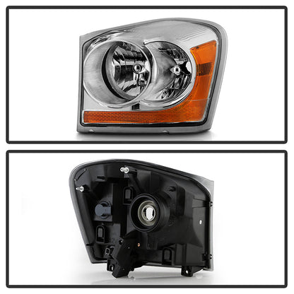 SPYDER Xtune Dodge Durango 04-05 OEM Headlamps Chrome HD-JH-DDU04-AM-C 9027307