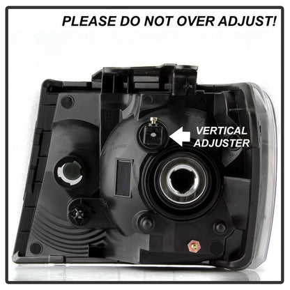 SPYDER xTune 07-09 Dodge Durango OEM Style Headlights - Black (HD-JH-DDU07-AM-BK) 9042577