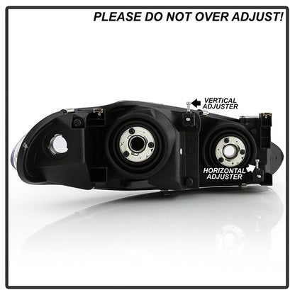 SPYDER Xtune Dodge Intrepid 98-04 Crystal Headlights Chrome HD-JH-DIN98-AM-C 9025358