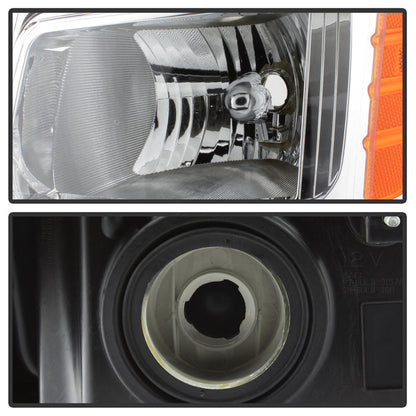 SPYDER xTune 07-11 Dodge Nitro OEM Style Headlights - Chrome (HD-JH-DNIT07-AM-C) 9037894