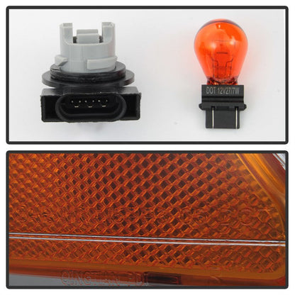 SPYDER Xtune Dodge Ram 1500 02-05 Amber Crystal Headlights Chrome HD-JH-DR02-AM-C 5064486