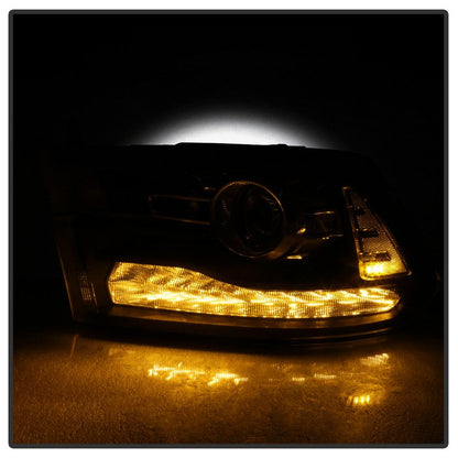 SPYDER xTune Dodge Ram 13-17 ( w/ Factory Projector LED) OEM Style Headlight - Black HD-JH-DR13-OE-BK 9040221