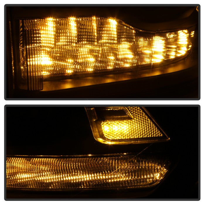 SPYDER xTune Dodge Ram 13-17 ( w/ Factory Projector LED) Projector Headlight - Black HD-JH-DR13-P-BK 9040238