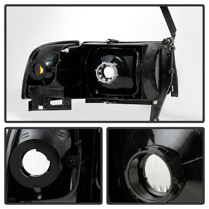 SPYDER Xtune Dodge Ram 1500 94-01 OEM Style Headlights w/ Corner Chrome HD-JH-DR94-OE-C 9032141