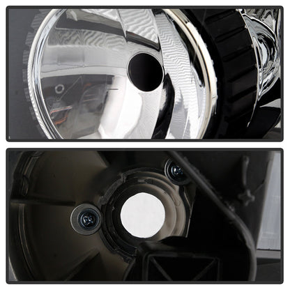 SPYDER xTune 05-07 Ford Escape Halogen OEM Headlight - Set - Chrome (HD-JH-FESCA05-AM-C) 9943379