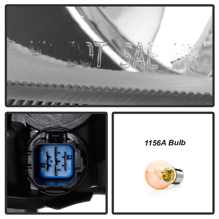 SPYDER xTune 05-07 Ford Escape Halogen OEM Headlight - Set - Chrome (HD-JH-FESCA05-AM-C) 9943379