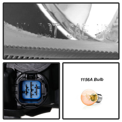 SPYDER xTune 05-07 Ford Escape Halogen OEM Headlight - Set - Chrome (HD-JH-FESCA05-AM-C) 9943379