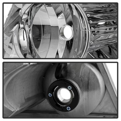 SPYDER xTune 02-05 Ford Explorer 4DR (Excl Sport) 4pc OEM Headlights w/Corner - Chrome (HD-JH-FEXP02-SET-C) 9044120