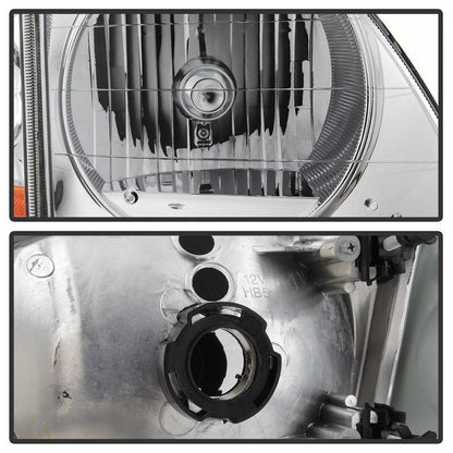 SPYDER xTune 97-03 Ford F-150 4pc OEM Style Headlights w/Corner - Chrome (HD-JH-FF15097-L-SET-C) 9042645