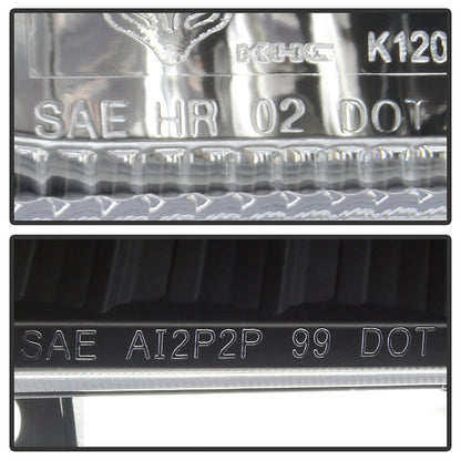 SPYDER xTune Ford F250 F350 Superduty Excursion 99-04 OEM Style Headlights - Black HD-JH-FF25099-SET-LED-BK 9035210