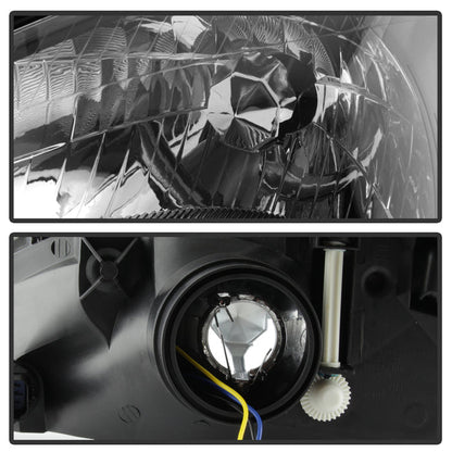 SPYDER xTune Ford Focus 00-04 OEM Style Headlights - Black HD-JH-FFOC00-BK 9037290