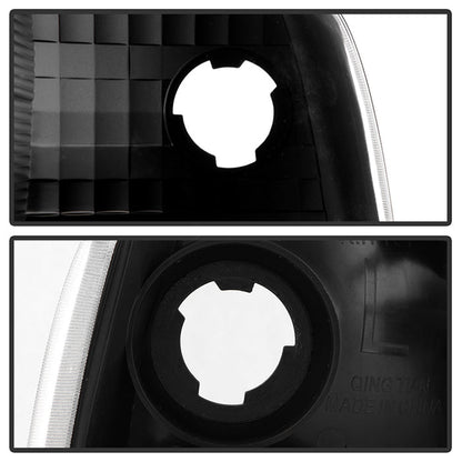 SPYDER Xtune Ford Ranger 93-97 Crystal Headlights w/ Corner Lights 4pcs Sets Black HD-JH-FR93-SET-BK 9029363