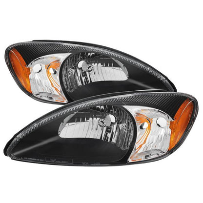 SPYDER Xtune Ford TaurUS 2000-2007 Crystal Headlights Black HD-JH-FTA00-AM-BK 9024740