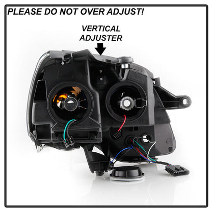 SPYDER Xtune GMC Acadia 2007-2013 Crystal Headlights Black HD-JH-GAC07-AM-BK 9025464