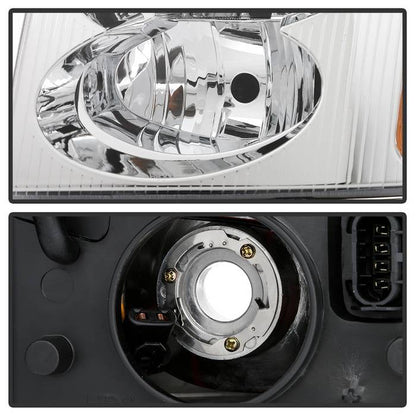 SPYDER xTune 02-09 GMC Envoy OEM Style Headlights - Chrome (HD-JH-GEN02-AM-C) 9042669