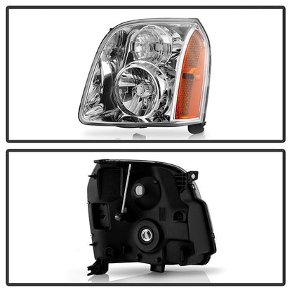 SPYDER Xtune GMC Yukon/Yukon Xl 07-14 Crystal Headlights Chrome HD-JH-GMCY07-AM-C 9027369